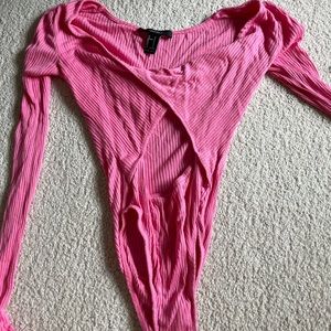 Front cut out bodysuit